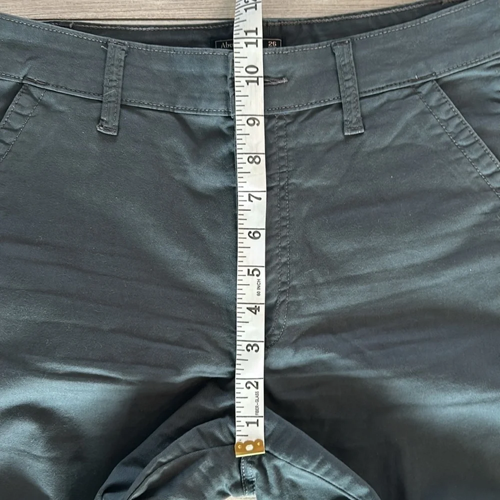 Abercrombie size 26 gray high rise tailored pants